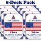 Statehood Playing Cards 8-Deck Pack