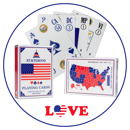 Statehood Playing Cards (Single Deck)